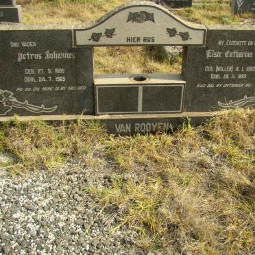 ROOYEN Petrus Johannes, van 1889-1965 &amp; Elsie Catharina MULLER 1893-1963