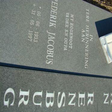 RENSBURG Frederik Jacobus, van 1933-1997 &amp; Anna M. -??