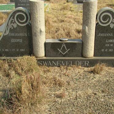 SWANEVELDER Theodorus L. 1911-1982 &amp; Johanna C. DE BEER 1913-1977