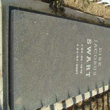SWART Dirk Jacobus 1918-2007