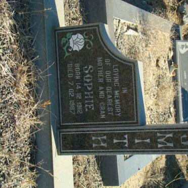 SMITH Sophie 1912-1987