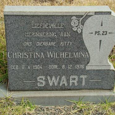 SWART Christina Wilhelmina 1904-1976