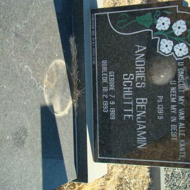 SCHUTTE Andries Benjamin 1909-1993