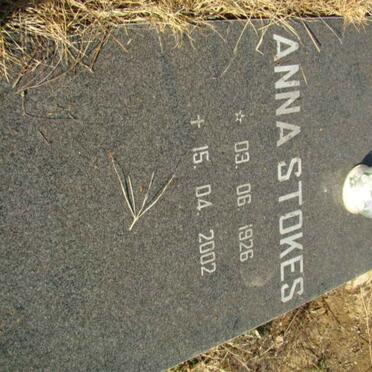 STOKES Anna 1926-2002