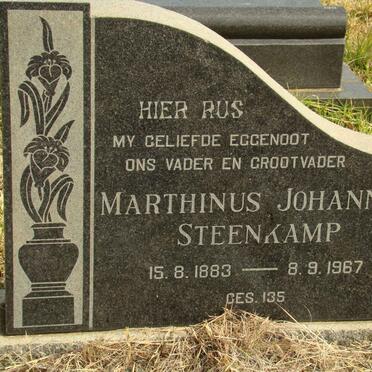 STEENKAMP Marthinus Johannes 1883-1967