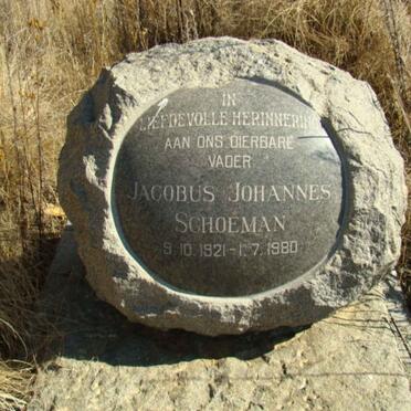 SCHOEMAN Jacobus Johannes 1921-1980