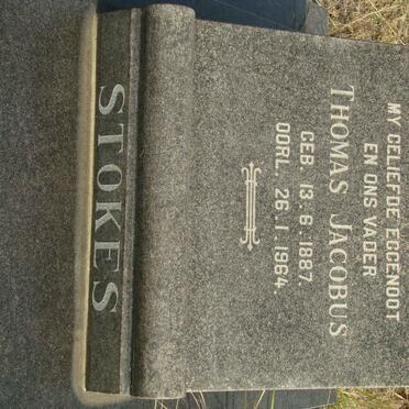STOKES Thomas Jacobus 1887-1964