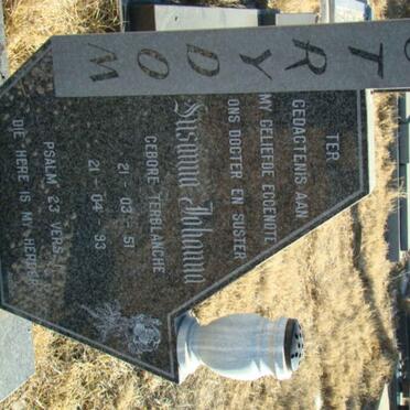 STRYDOM Susanna Johanna nee TERBLANCHE 1951-1993