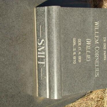 SMIT Willem Cornelius 1931-1970