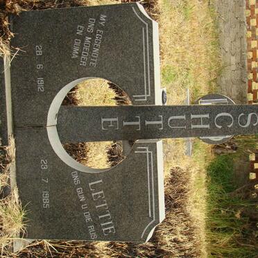 SCHUTTE Lettie 1912-1985