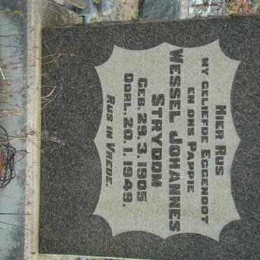 STRYDOM Wessel Johannes 1905-1949