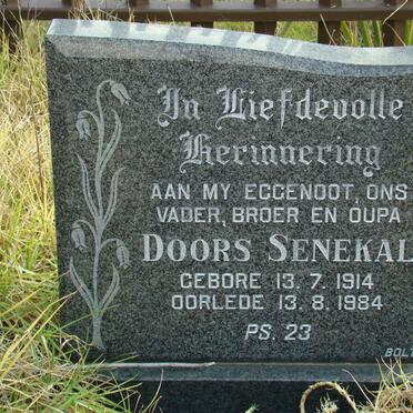 SENEKAL Doors 1914-1984
