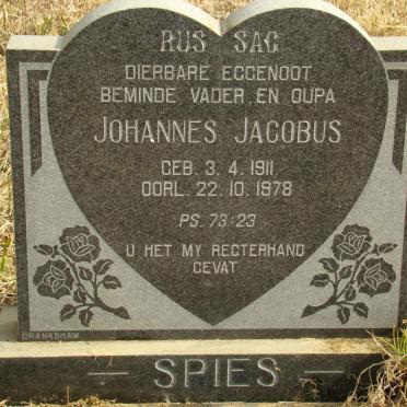 SPIES Johannes Jacobus 1911-1978