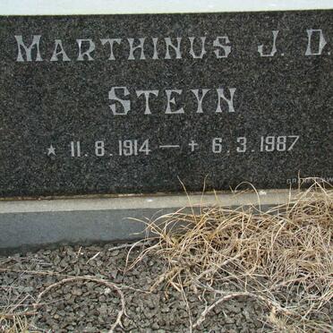 STEYN Marthinus J.D. 1914-1987