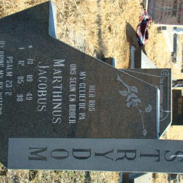STRYDOM Marthinus Jacobus 1949-1998