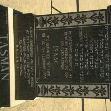 TASMAN Isaac -1965