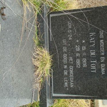 TOIT Katy, du 1906-1982