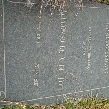 TOIT Alphonso de V. , du 1900-1983