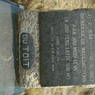 TOIT Charl, du 1894-1953