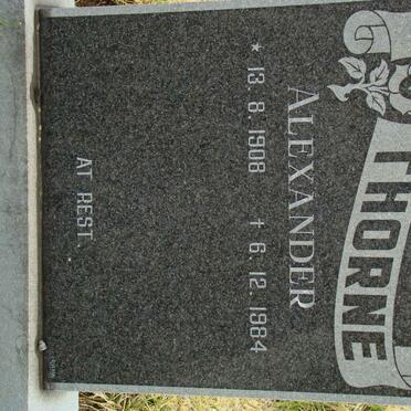 THORNE Alexander 1908-1984