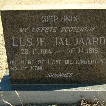 TALJAARD Elsje 1914-1915