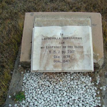 TOIT H.H.J., du 1878-1947