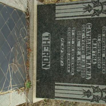 THERON Martha Catharina Maria nee VENTER 1888-1960