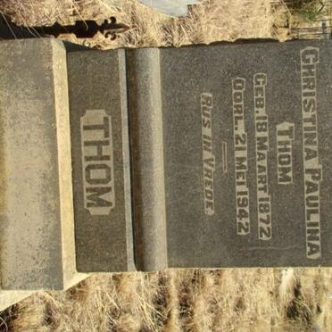THOM Christina Paulina 1872-1942