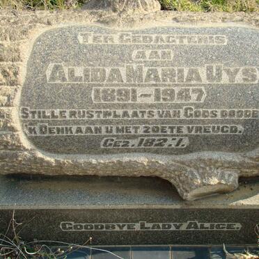 UYS Alida Maria 1891-1947