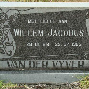 VYVER Willem Jacobus, van der 1916-1983