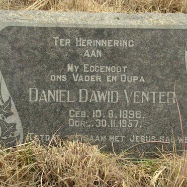 VENTER Daniel Dawid 1896-1957
