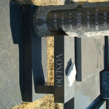 VOSLOO Hannes 1944-1989