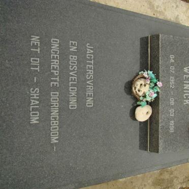 WEINICK Willy 1952-1998