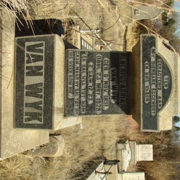 WYK Albertus Adriaan, van  1851-1929