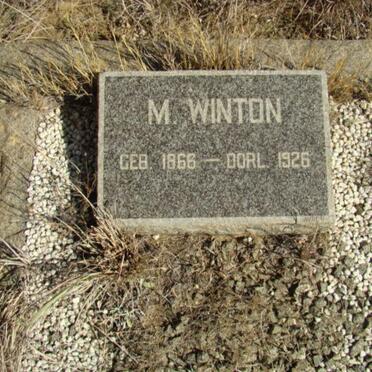 WINTON M. 1866-1926