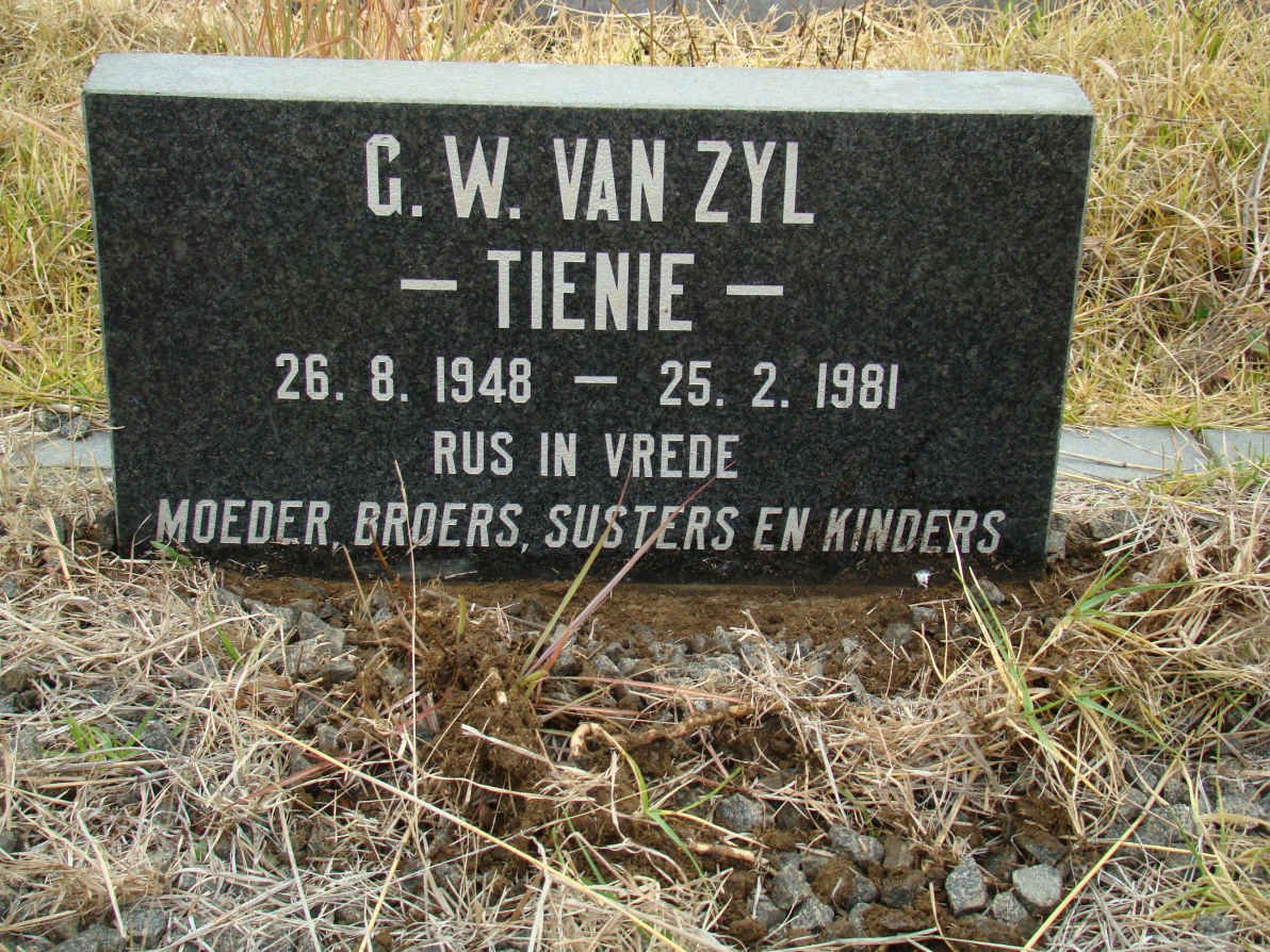 ZYL G.W., van 1948-1981