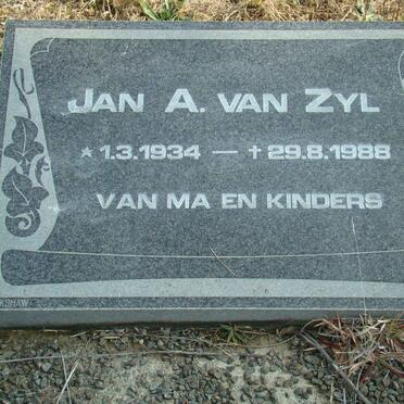 ZYL Jan A., van 1934-1988