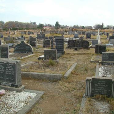 3. Overview of graves in Vrede Cemetery