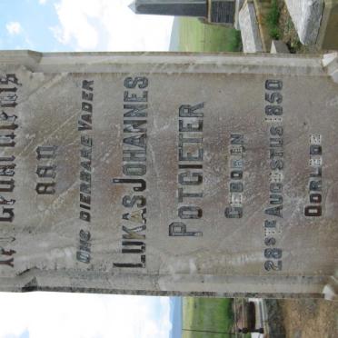 POTGIETER Lukas Johannes 1850-1929