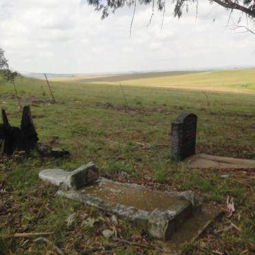 Free State, VREDE district, Sweet Waters 735, farm cemetery