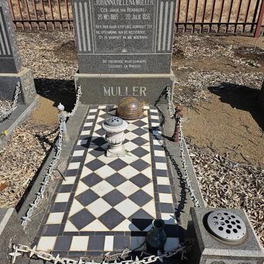 MULLER Johanna Helena nee JANSE VAN RENSBURG 1885-1956