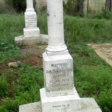 BOTHA Matthys Johannes 18?9 - 1905