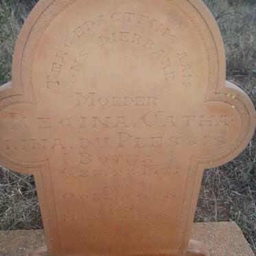 PLESSIS Regina Catharina, du nee BOTHA 1854-1941