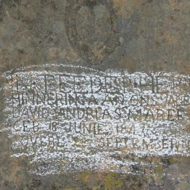 Free State, VREDEFORT district, Mijnrust 811, Mynrust, farm cemetery