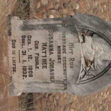Free State, VREDEFORT district, Dampoort 699, Wiegand family cemetery
