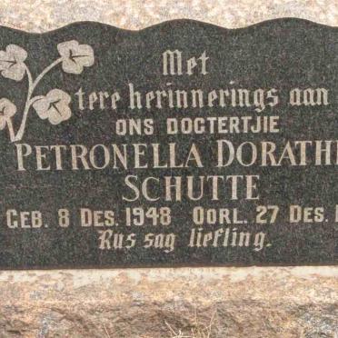 SCHUTTE Petronella Dorathea 1948-1953