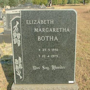 BOTHA Elizabeth Margaretha 1892-1975