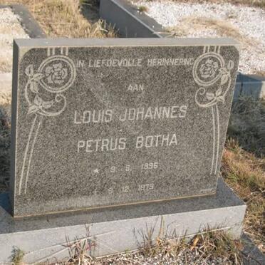 BOTHA Louis Johannes Petrus 1896-1979