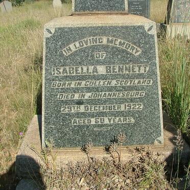 BENNETT Isabella -1922