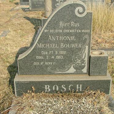 BOSCH Anthonie Michael Bouwer 1902-1963